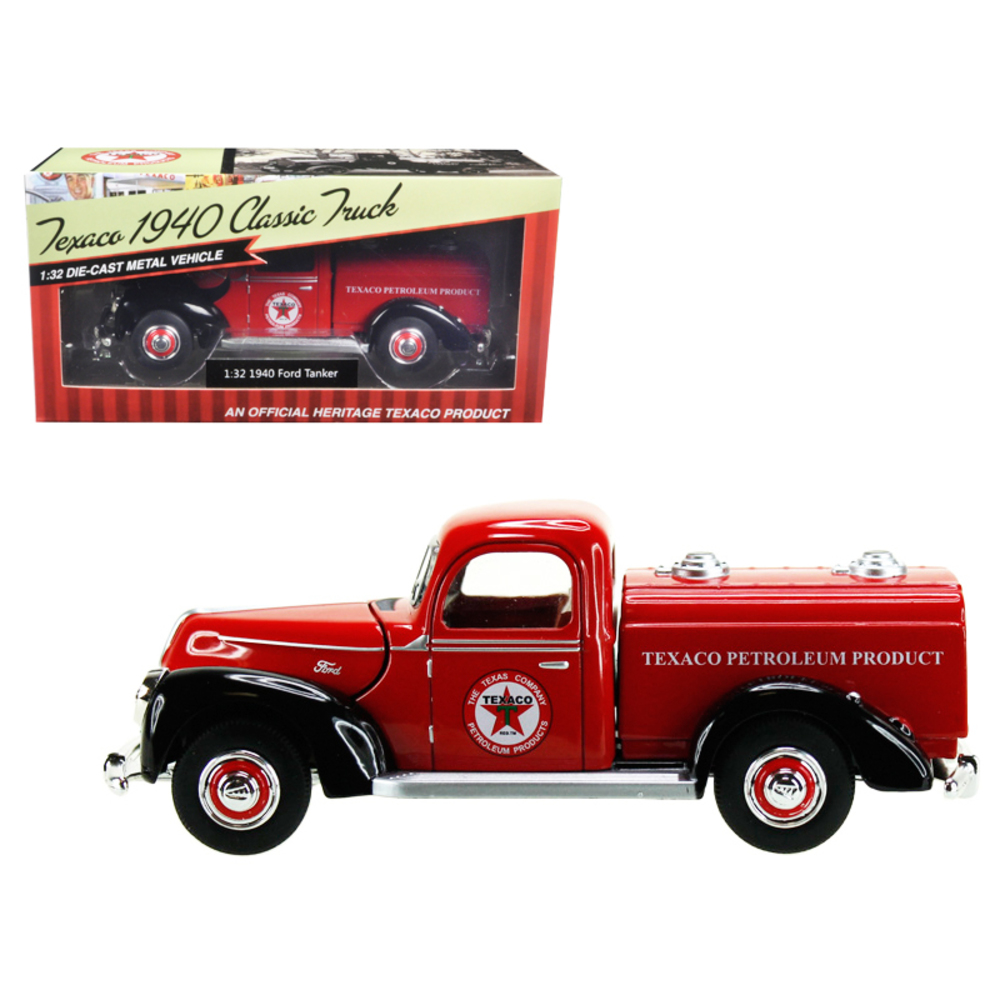 1940 Ford Tanker Texaco Red 1/32 Diecast Model Car by Beyond Infinity 0610