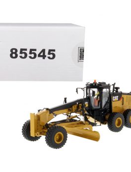 CAT Caterpillar 14M3 Motor Grader with Operator High Line Series 1/50 Diecast Model by Diecast Masters 85545