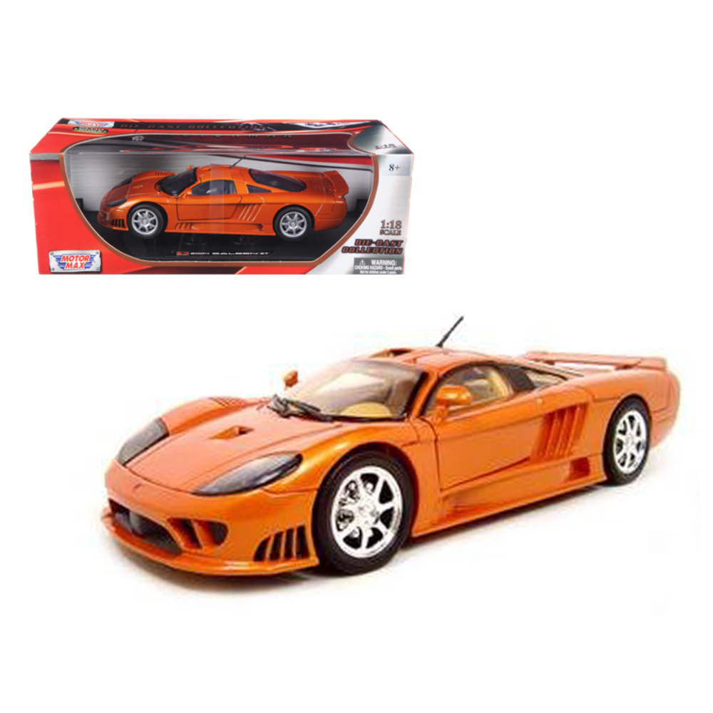 Saleen S7 Copper 1/18 Diecast Model Car by Motormax 73117or