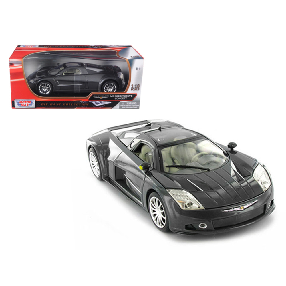 Chrysler Me Four Twelve Concept Car Grey 1/18 Diecast Model Car by Motormax 73138gry