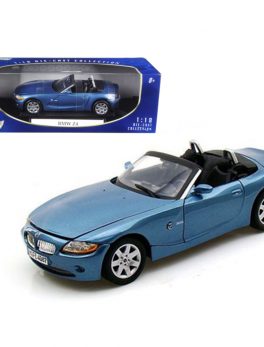 BMW Z4 Convertible Blue 1/18 Diecast Model Car by Motormax 73144bl