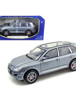 2008 Porsche Cayenne Turbo Silver 1/18 Diecast Model Car by Motormax 73179s