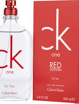 Ck One Red Edition Edt Spray 3.4 Oz (limited Edition) For Women