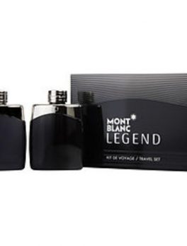 Mont Blanc Legend Edt Spray 3.3 Oz and Aftershave Spray 3.3 Oz (travel Set) For Men
