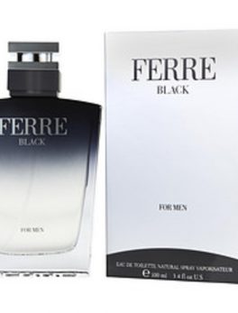 Ferre Black Edt Spray 3.4 Oz For Men