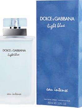 D and G Light Blue Eau Intense Eau De Parfum Spray 3.3 Oz For Women